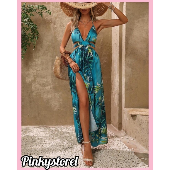 Maxi Breezaya Leaf Dress - Picture 5 of 6